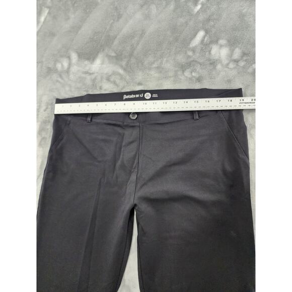 Betabrand Classic Dress Pant Yoga Straight Leg Size 2XL Petite Black Stretch - Picture 6 of 10